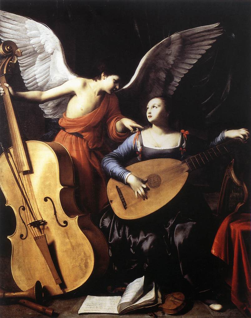 Saint Cecilia and the Angel sd